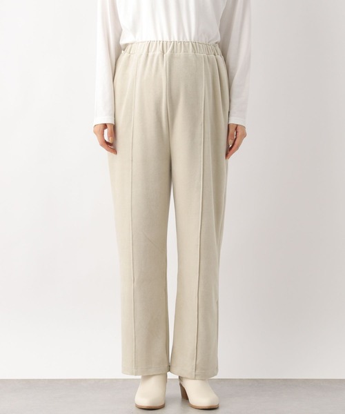 LEPSIM（レプシィム）の「マタニティ／ベロアストレートパンツ　170998（マタニティウェア/グッズ・レディース・グレイッシュベージュ/イエロー/ブラウン・FREE）」の13枚目の写真