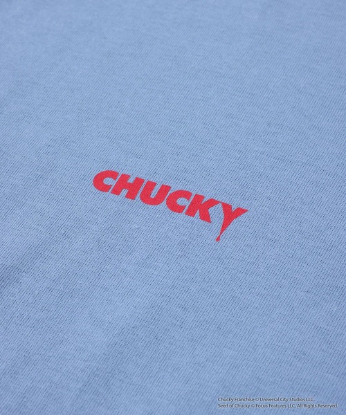 SILAS（サイラス）の「CHUCKY×SILAS GOOD GUYS / PRINT LOOSE FIT S/S TEE（Tシャツ/カットソー・メンズ・ライトブルー/ホワイト/ブラック・XL/L/M）」の9枚目の写真