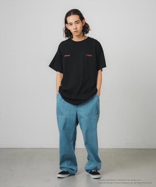 SILAS（サイラス）の「CHUCKY×SILAS GOOD GUYS / PRINT LOOSE FIT S/S TEE（Tシャツ/カットソー・メンズ・ライトブルー/ホワイト/ブラック・XL/L/M）」の16枚目の写真