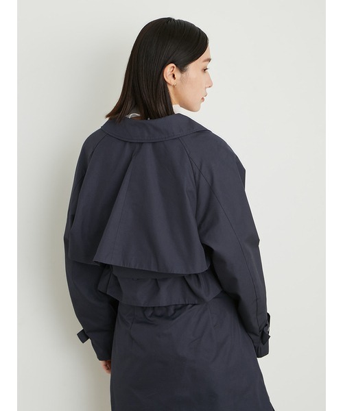 LILY BROWN（リリーブラウン）の「ショートトレンチコート（トレンチコート・レディース・アイボリー/ベージュ/ネイビー・FREE）」の10枚目の写真