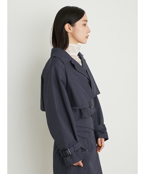 LILY BROWN（リリーブラウン）の「ショートトレンチコート（トレンチコート・レディース・アイボリー/ベージュ/ネイビー・FREE）」の12枚目の写真