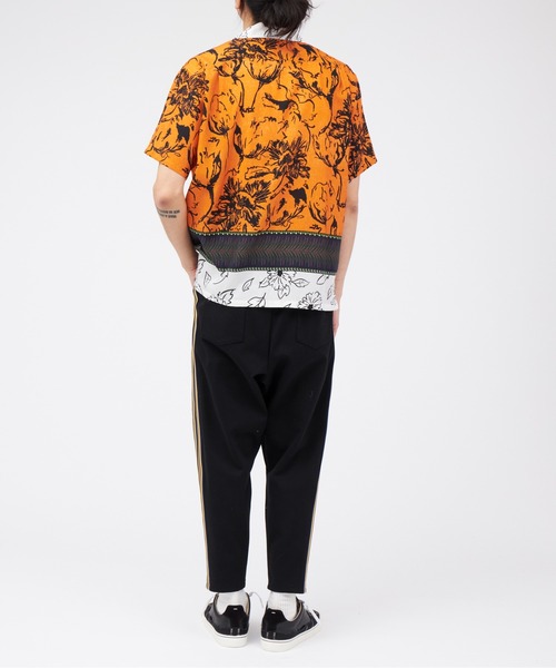 toga pulla トーガプルラ Cupra Jersey Tシャツ ブラック TOGA PULLA（トーガ プルラ）の「【TOGA PULLA(トーガプルラ
