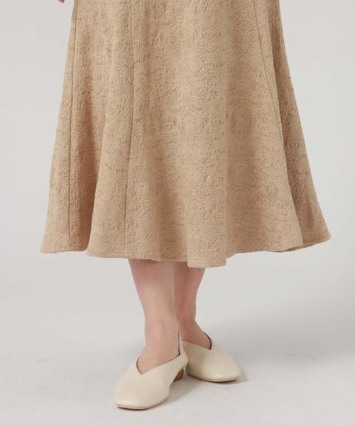 archives（アルシーヴ）の「ドッキングマーメイドワンピース（ワンピース・レディース・ベージュ/アイボリー/ブラック・MEDIUM）」の5枚目の写真