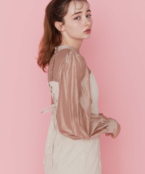 archives（アルシーヴ）の「ドッキングマーメイドワンピース（ワンピース・レディース・ベージュ/アイボリー/ブラック・MEDIUM）」の12枚目の写真