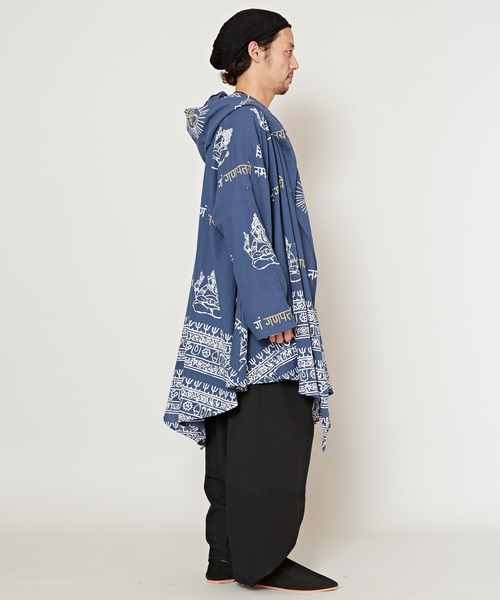 チャイハネ(チャイハネ)の「【チャイハネ】ユーフェン変形MEN'Sカーディガン(カーディガン/ボレロ・メンズ・ベージュ/ネイビー/ホワイト/ブラック/オフホワイト/ダークベージュ・FREE)」の12枚目の写真