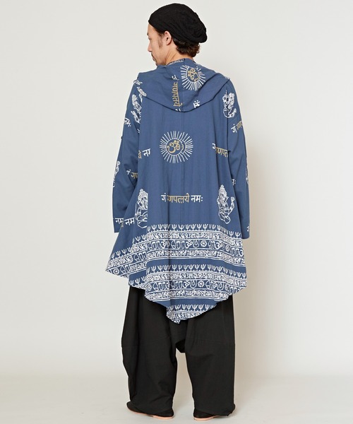 チャイハネ(チャイハネ)の「【チャイハネ】ユーフェン変形MEN'Sカーディガン(カーディガン/ボレロ・メンズ・ベージュ/ネイビー/ホワイト/ブラック/オフホワイト/ダークベージュ・FREE)」の13枚目の写真