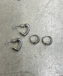 WEGO（ウィゴー）の「WEGO/【4点セット】フープピアス（ピアス（両耳用））」