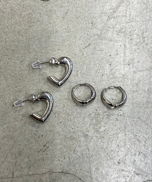 WEGO（ウィゴー）の「WEGO/【4点セット】フープピアス（ピアス（両耳用）・レディース・その他6/その他3/その他5/その他8/その他2/その他7/その他1/その他4・FREE）」の5枚目の写真