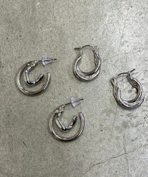 WEGO（ウィゴー）の「WEGO/【4点セット】フープピアス（ピアス（両耳用））」