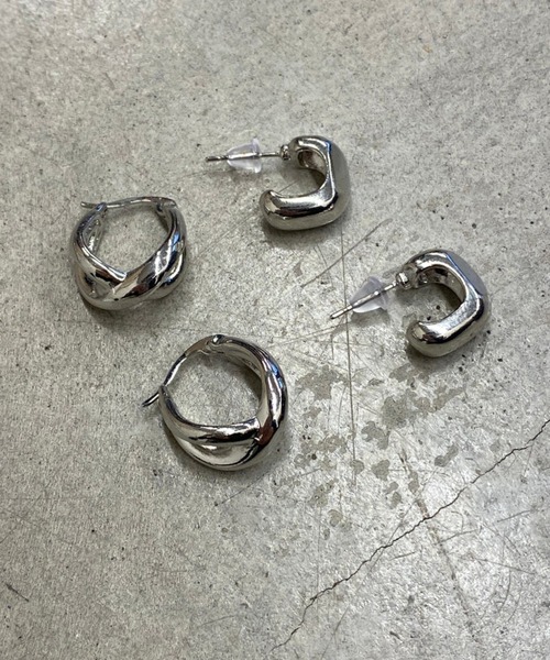 WEGO（ウィゴー）の「WEGO/【4点セット】フープピアス（ピアス（両耳用）・レディース・その他6/その他3/その他5/その他8/その他2/その他7/その他1/その他4・FREE）」の7枚目の写真