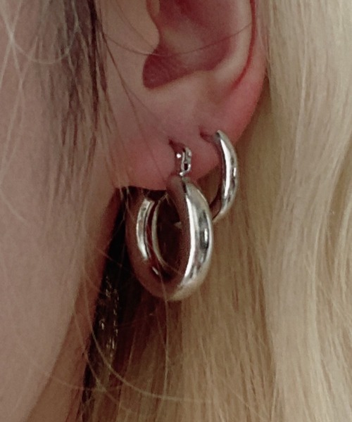 WEGO（ウィゴー）の「WEGO/【4点セット】フープピアス（ピアス（両耳用）・レディース・その他6/その他3/その他5/その他8/その他2/その他7/その他1/その他4・FREE）」の12枚目の写真