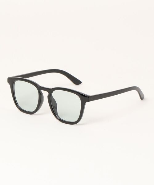 Schott ウェリントンスタイル サングラス ブラック/クリア Schott ウェリントンスタイル サングラス ブラック/クリア