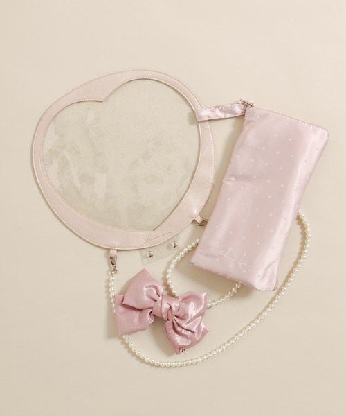 OLIVE des OLIVE（オリーブデオリーブ）の「Aimerianejoieリボンバレッタ　1031180020（バレッタ/ヘアクリップ・レディース・サックスブルー/アイボリー/ブラック/ピンク/グリーン・FREE）」の7枚目の写真