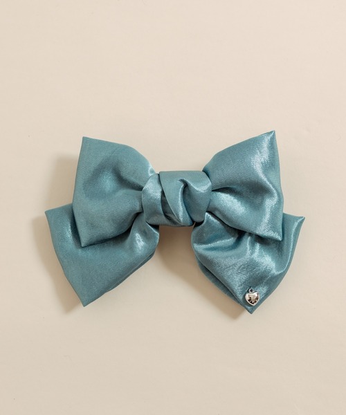 OLIVE des OLIVE（オリーブデオリーブ）の「Aimerianejoieリボンバレッタ　1031180020（バレッタ/ヘアクリップ・レディース・サックスブルー/アイボリー/ブラック/ピンク/グリーン・FREE）」の12枚目の写真