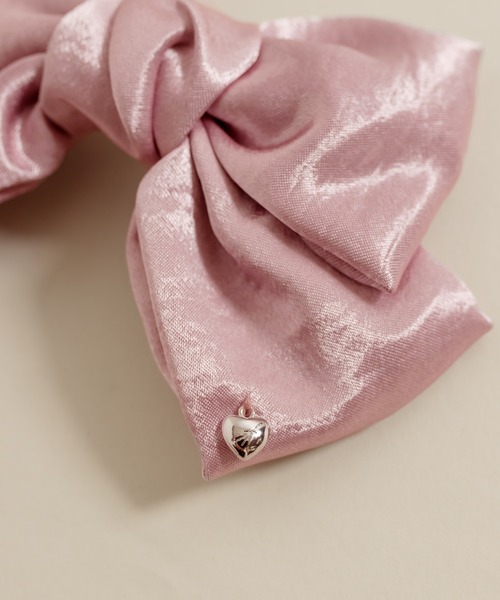 OLIVE des OLIVE（オリーブデオリーブ）の「Aimerianejoieリボンバレッタ　1031180020（バレッタ/ヘアクリップ・レディース・サックスブルー/アイボリー/ブラック/ピンク/グリーン・FREE）」の18枚目の写真