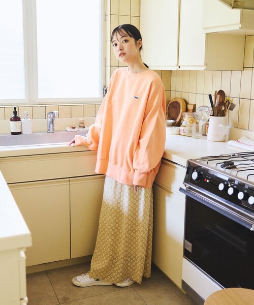 FREAK'S STORE(フリークスストア)の「フラワー ストレッチレース マーメイドスカート(スカート・レディース・チャコールグレー/ナチュラル/ブラック/ブラウン・フリ-)」の5枚目の写真