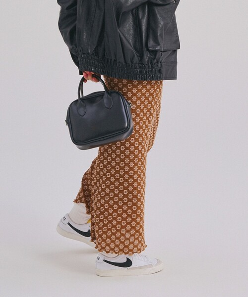 FREAK'S STORE(フリークスストア)の「フラワー ストレッチレース マーメイドスカート(スカート・レディース・チャコールグレー/ナチュラル/ブラック/ブラウン・フリ-)」の12枚目の写真