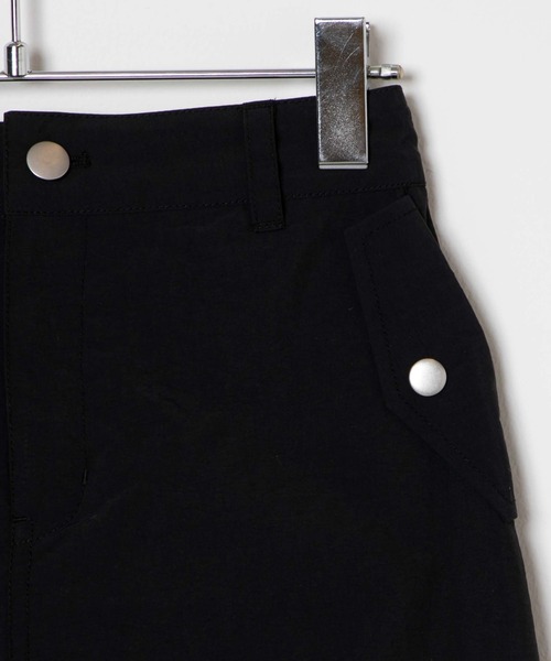 WEGO/ナイロンドロストカーゴロングスカート