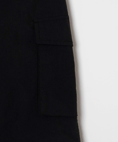 WEGO/ナイロンドロストカーゴロングスカート