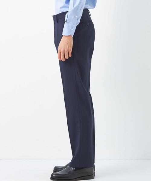 green label relaxing（グリーンレーベルリラクシング）の「＜REDA×green label relaxing＞ストライプ MF ノープリーツ スーツパンツ（スーツパンツ・メンズ・ネイビー/グレー・72cm/76ｃｍ/80ｃｍ/84ｃｍ/88ｃｍ/92cm）」の5枚目の写真