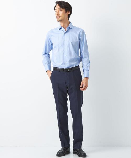 green label relaxing（グリーンレーベルリラクシング）の「＜REDA×green label relaxing＞ストライプ MF ノープリーツ スーツパンツ（スーツパンツ・メンズ・ネイビー/グレー・72cm/76ｃｍ/80ｃｍ/84ｃｍ/88ｃｍ/92cm）」の8枚目の写真