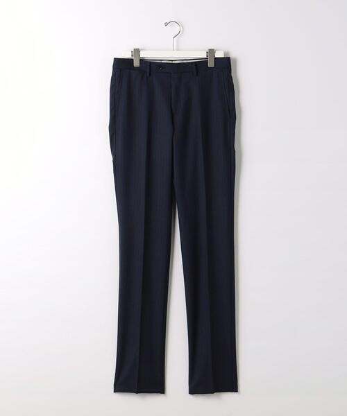 green label relaxing（グリーンレーベルリラクシング）の「＜REDA×green label relaxing＞ストライプ MF ノープリーツ スーツパンツ（スーツパンツ・メンズ・ネイビー/グレー・72cm/76ｃｍ/80ｃｍ/84ｃｍ/88ｃｍ/92cm）」の9枚目の写真