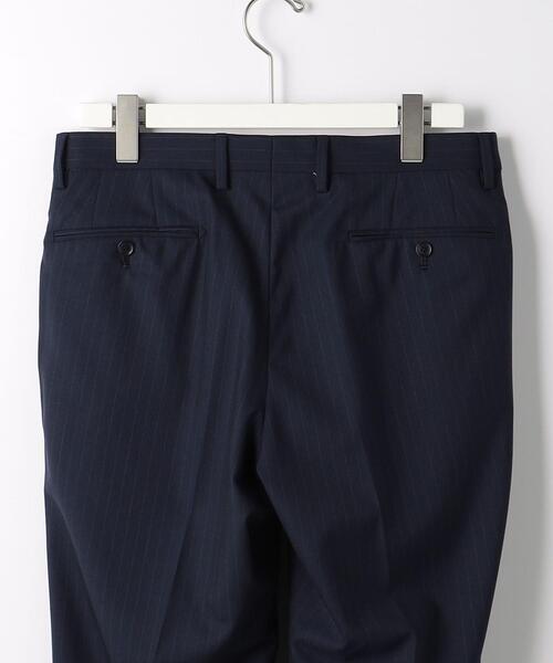 green label relaxing（グリーンレーベルリラクシング）の「＜REDA×green label relaxing＞ストライプ MF ノープリーツ スーツパンツ（スーツパンツ・メンズ・ネイビー/グレー・72cm/76ｃｍ/80ｃｍ/84ｃｍ/88ｃｍ/92cm）」の12枚目の写真