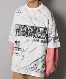 SUPERTHANKS | グラフィック プリントTシャツ(ユニセックス)FULL GRAPHIC PRINT T-SHIRT(Tシャツ/カットソー)