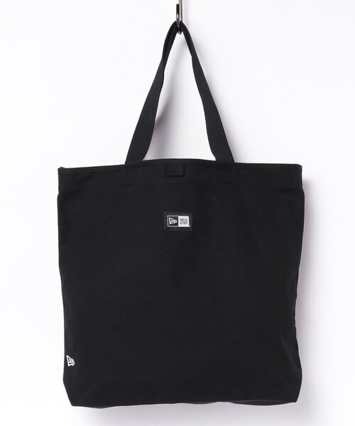 NEW ERA(ニューエラ)の「NEW ERA/ニューエラ トートバック ボックスロゴ ライトトート 14L ブラック 13518020(トートバッグ・メンズ・ブラック・FREE)」の9枚目の写真