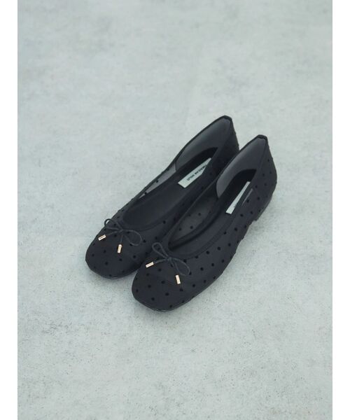 AMERICAN HOLIC（アメリカンホリック）の「チュールドットフラットシューズ（パンプス・レディース・ブラック・L/M/S）」の10枚目の写真