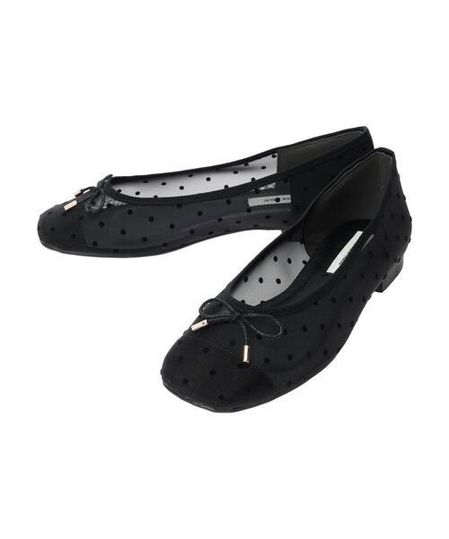 AMERICAN HOLIC（アメリカンホリック）の「チュールドットフラットシューズ（パンプス・レディース・ブラック・L/M/S）」の14枚目の写真