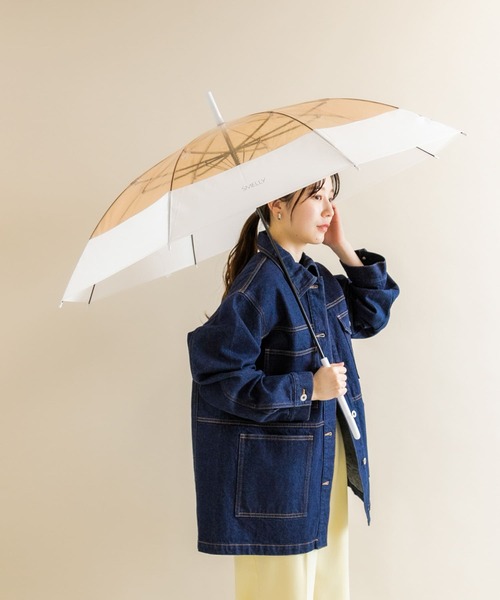 SMELLY（スメリー）の「プーリアビニール傘（長傘・レディース・パープル/ミント/グレー/オレンジ系その他/ブルー系その他・FREE）」の9枚目の写真