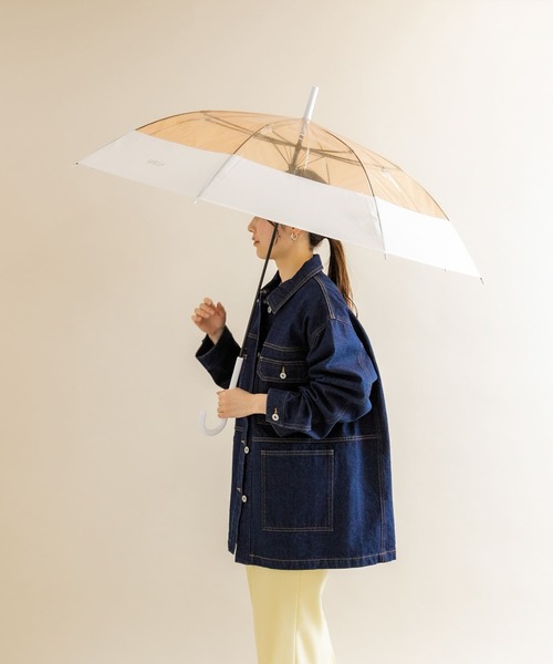 SMELLY（スメリー）の「プーリアビニール傘（長傘・レディース・パープル/ミント/グレー/オレンジ系その他/ブルー系その他・FREE）」の10枚目の写真