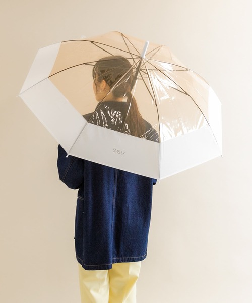 SMELLY（スメリー）の「プーリアビニール傘（長傘・レディース・パープル/ミント/グレー/オレンジ系その他/ブルー系その他・FREE）」の11枚目の写真