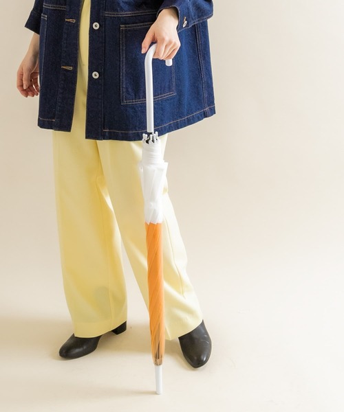 SMELLY（スメリー）の「プーリアビニール傘（長傘・レディース・パープル/ミント/グレー/オレンジ系その他/ブルー系その他・FREE）」の12枚目の写真