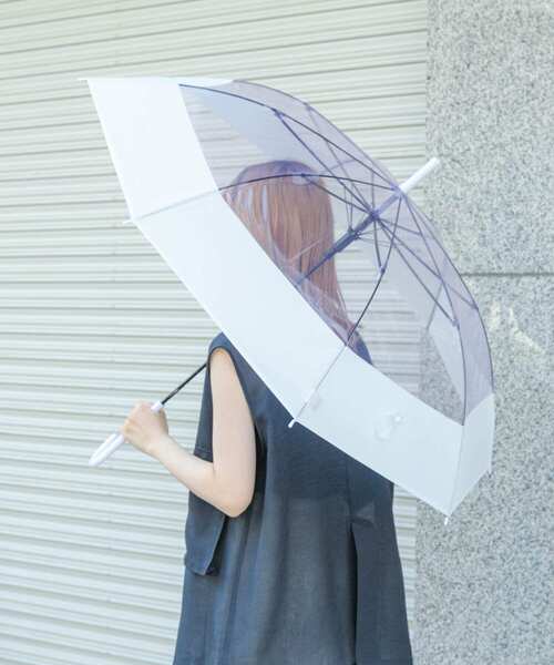 SMELLY（スメリー）の「プーリアビニール傘（長傘・レディース・パープル/ミント/グレー/オレンジ系その他/ブルー系その他・FREE）」の14枚目の写真