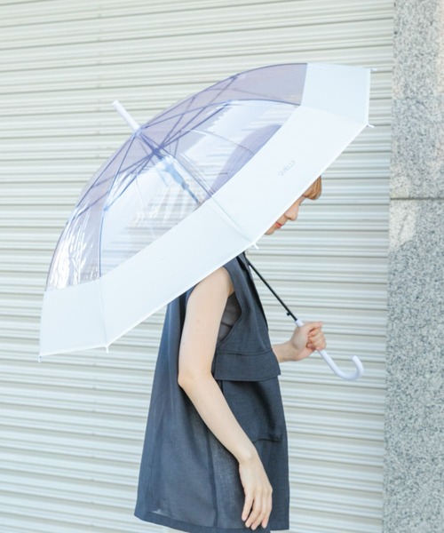 SMELLY（スメリー）の「プーリアビニール傘（長傘・レディース・パープル/ミント/グレー/オレンジ系その他/ブルー系その他・FREE）」の15枚目の写真