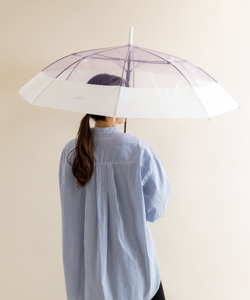 SMELLY（スメリー）の「プーリアビニール傘（長傘・レディース・パープル/ミント/グレー/オレンジ系その他/ブルー系その他・FREE）」の18枚目の写真