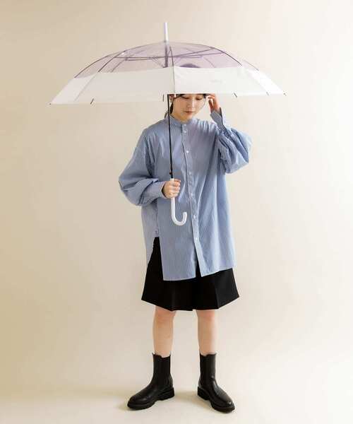 SMELLY（スメリー）の「プーリアビニール傘（長傘・レディース・パープル/ミント/グレー/オレンジ系その他/ブルー系その他・FREE）」の19枚目の写真