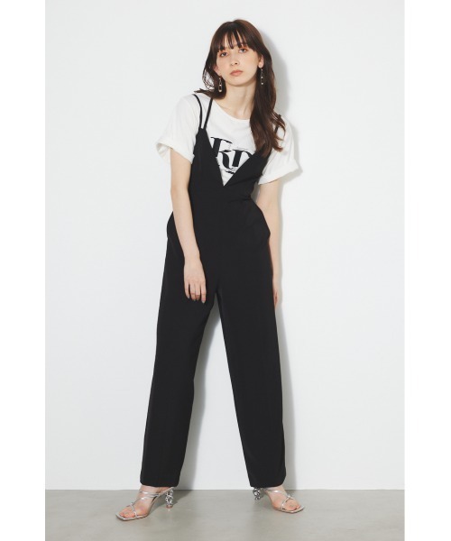 rienda（リエンダ）の「バックオープンキャミソールパンツ 春服
