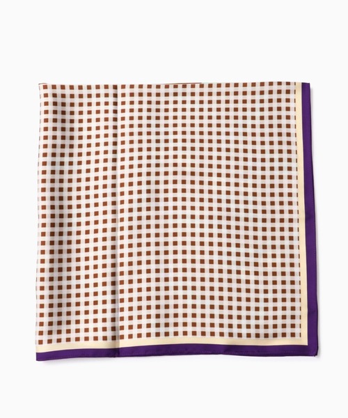 Casselini（キャセリーニ）の「(CASSELINI)スカーフ（バンダナ/スカーフ・レディース・ブラウン/グリーン・FREE）」の3枚目の写真