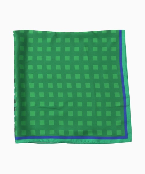 Casselini（キャセリーニ）の「(CASSELINI)スカーフ（バンダナ/スカーフ・レディース・ブラウン/グリーン・FREE）」の4枚目の写真