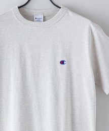 【CHAMPION/チャンピオン】ワンポイント ブランドロゴ 刺繍 Tシャツ USAコットン100% サスティナブル