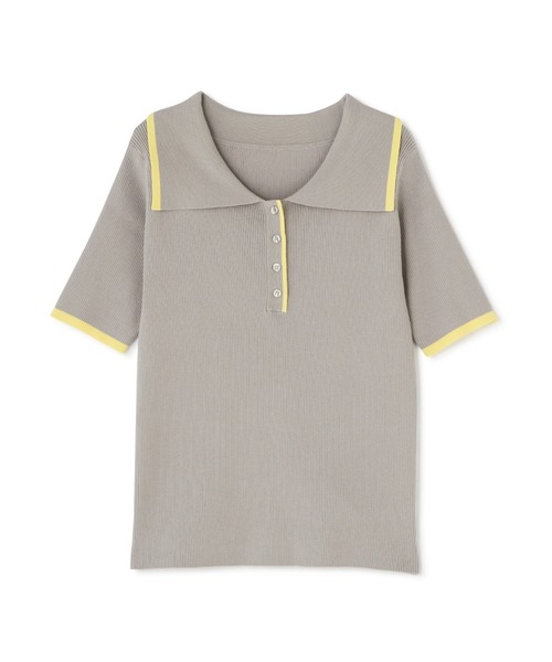 N.(N. Natural Beauty Basic)(エヌエヌナチュラルビューティーベーシック)の「◆ウイングカラー5分袖ニット(ニット/セーター・レディース・ホワイト系その他/グレー系その他/グリーン系その他・MEDIUM)」の18枚目の写真