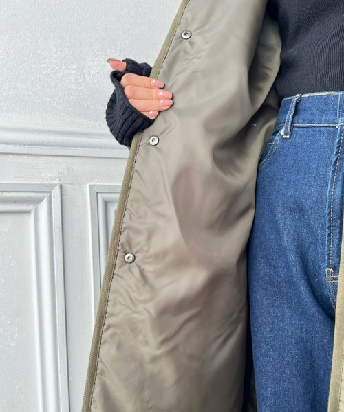 moment+(モーメントプラス)の「コート(その他アウター・レディース・ブラック・M)」の5枚目の写真