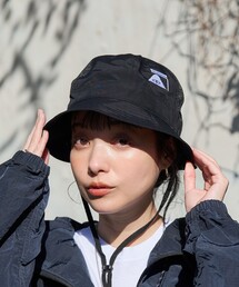 POLeR | POLeR×FREAK'S STORE/ポーラー×フリークスストア 別注 DRAWCORD DRY BUCKET HAT/ 別注ドローコードドライバケットハット(ハット)