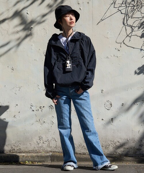 POLeR(ポーラー)の「POLeR×FREAK'S STORE/ポーラー×フリークスストア 別注 DRAWCORD DRY BUCKET HAT/ 別注ドローコードドライバケットハット(ハット・レディース・ブラック/ベージュ/オリーブ・ONE SIZE)」の18枚目の写真