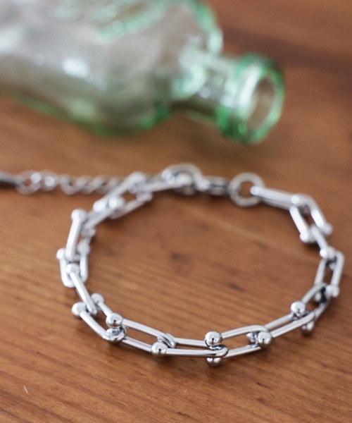 LEPSIM(レプシィム)の「ステンレスチェーンブレス 189977(ブレスレット・レディース・ゴールド系その他/ゴールド/シルバー系その他/シルバー/ゴールド系その他2/シルバー系その他2・ONE SIZE)」の3枚目の写真