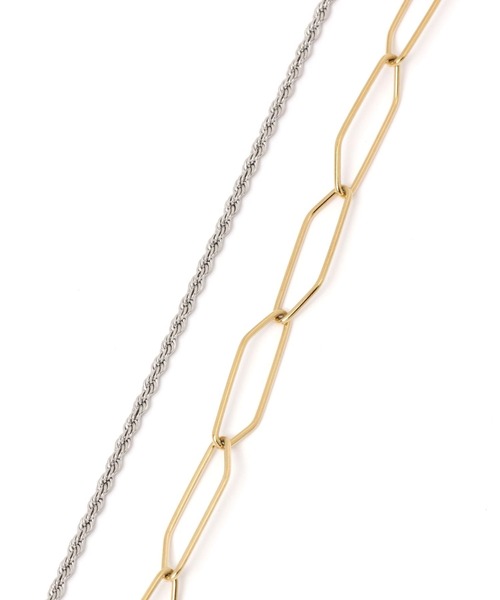 LEPSIM(レプシィム)の「ステンレスチェーンブレス 189977(ブレスレット・レディース・ゴールド系その他/ゴールド/シルバー系その他/シルバー/ゴールド系その他2/シルバー系その他2・ONE SIZE)」の18枚目の写真