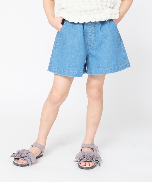 BRANSHES(ブランシェス)の「【マカロンパンツ/綿100%】ショートパンツ(チノパンツ・キッズ・ラベンダー/ブルー/オフホワイト/ブラック・120/130/140/150/100/110/90)」の20枚目の写真